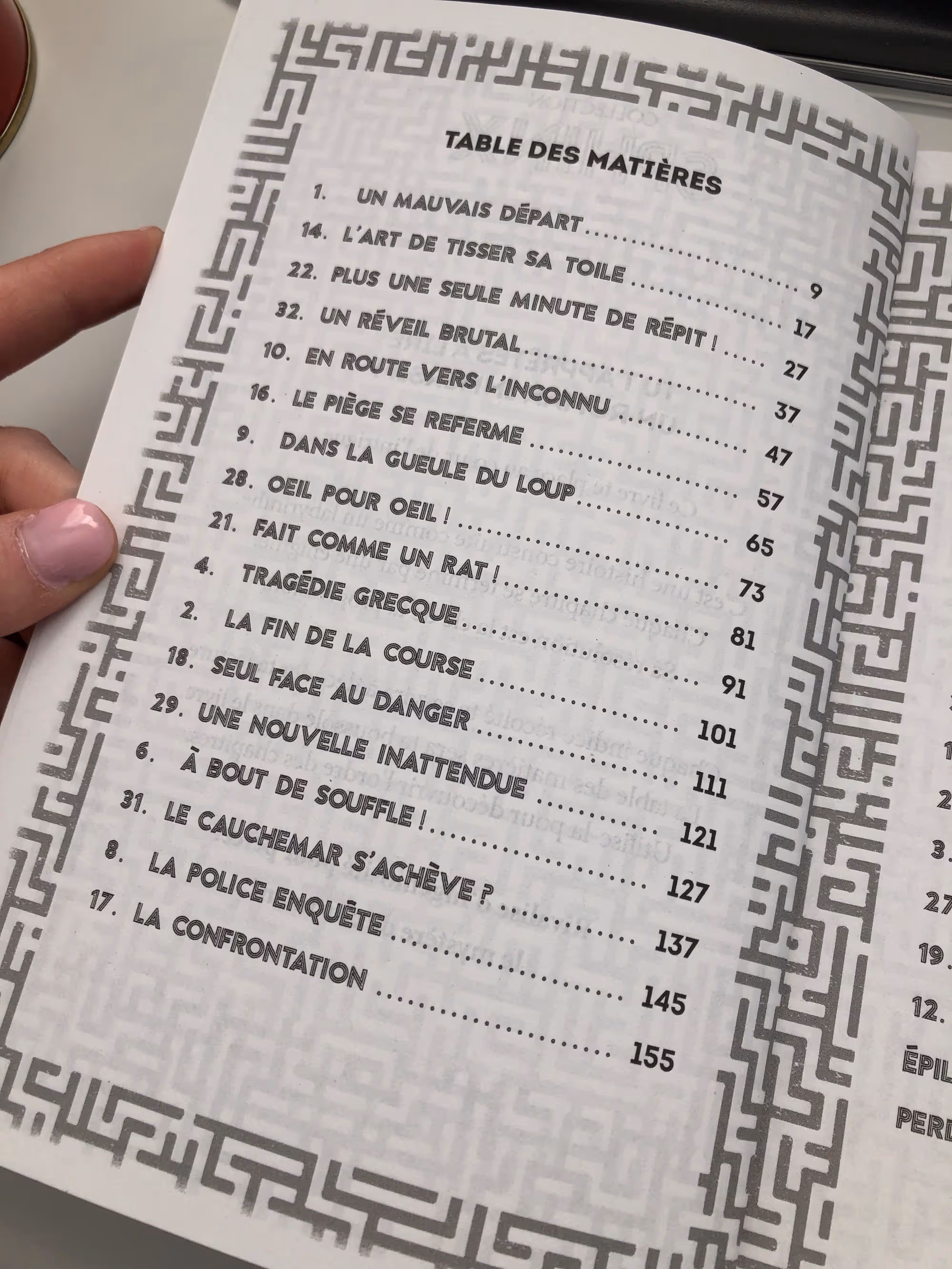 Table des matières