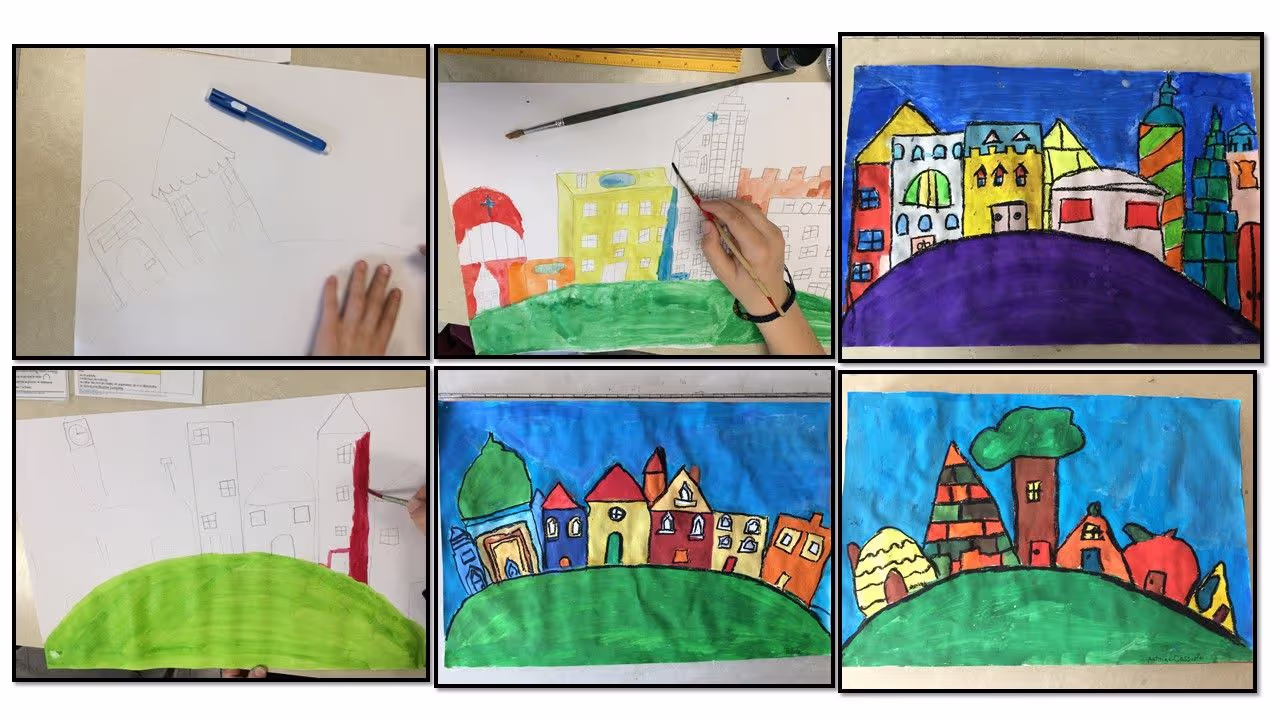 Les étapes imagées