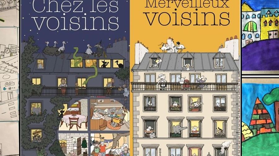 Projet d'art sur les bâtiments